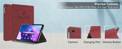 Robustrion Flip Stand Case Cover for Lenovo Tab M10 FHD Plus 3rd Gen 10 ...