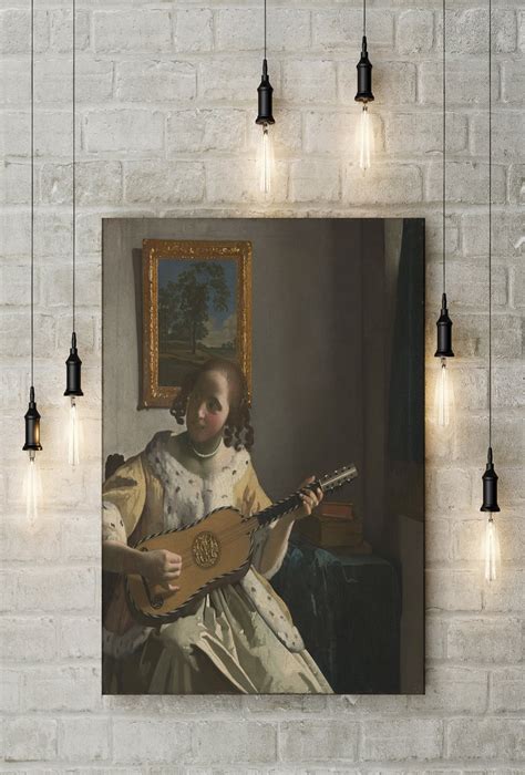 Jahannes Vermeer Paintings Collection - The Guitar Player | Digital ...