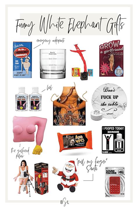 50 Funny White Elephant Gifts That Will Have Everyone Laughing - By ...