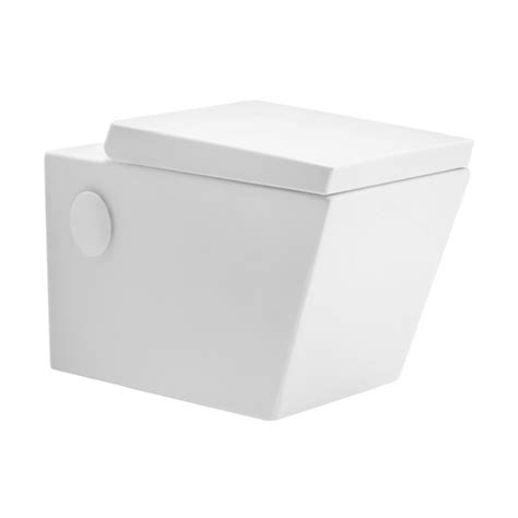 Cera Calico 565x360x350 P Trap Snow white wall hung EWC with Soft close ...