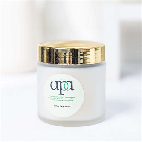 APA Camphor Scented Candle | Jar Candles | Candle for Helping Relaxing ...