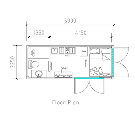 Entry #19 by juniitoori for Interior Design (Render)/Floor plan of 20ft ...