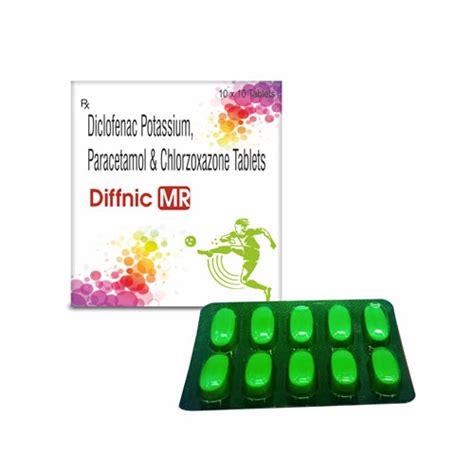 DICLOFENAC 5OMG + PARACETAMOL 325MG + CHLOROZOXAZONE 250 MG TABLETS Bi