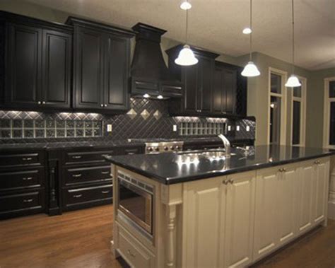 Finest Design Black Kitchen Cabinets Wallpapers | New house | Pinterest ...