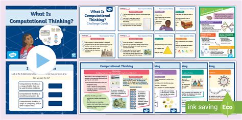 What Is Computational Thinking? Information Pack - Twinkl UK