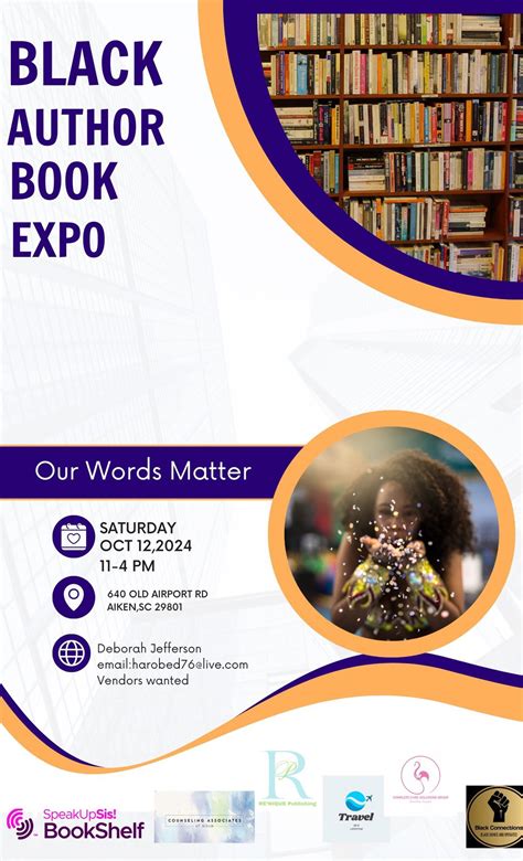 Our Words Matter Black Author Book Expo &Fall Fest, Citizens Park ...