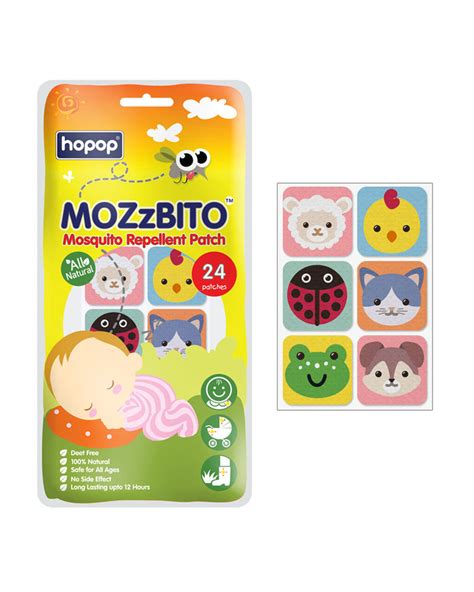 Hopop Sheep MoZzbito Mosquito Repellent Patches-Upto 12 Hours ...