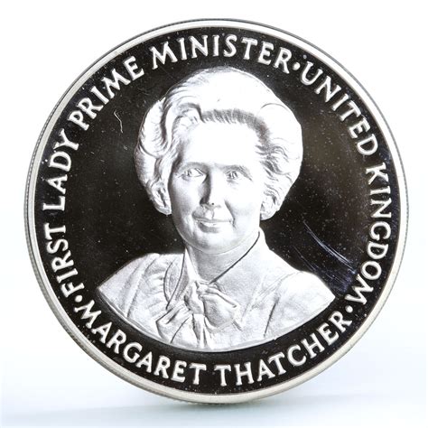 Britain Lady Prime Minister Margaret Thatcher Una and Lion Ag medal ...