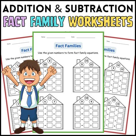 Free Multiplication Fact Family Printables! - Printable Art and Words