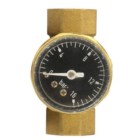 Buy with Water Pressure Gauge Water Pressure Reducing Valve, 1/2 ...