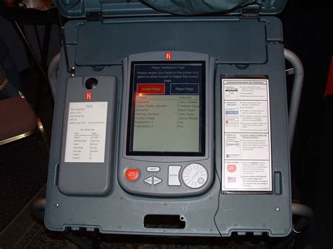 Image result for eSlate Voting Machine Setup