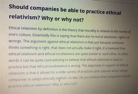 Example of Ethical Relativism 的图像结果