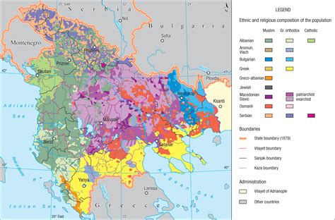 Ethnographic Map of the Ottoman-ruled parts of the Balkans cca. 1900 : r/MapPorn