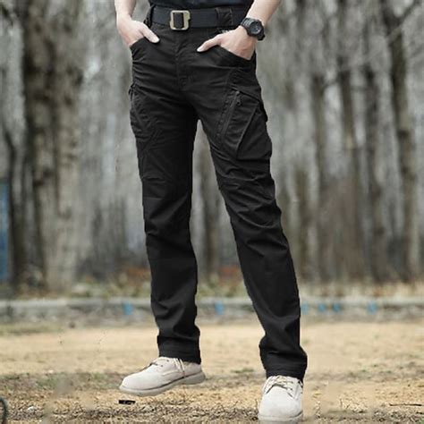 Men's Cargo Pants Tactical Pants Tactical Hiking Pants Zipper Pocket ...