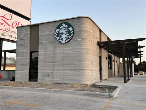 Starbucks 3D Prints Its First Store: Here's What It Looks Like