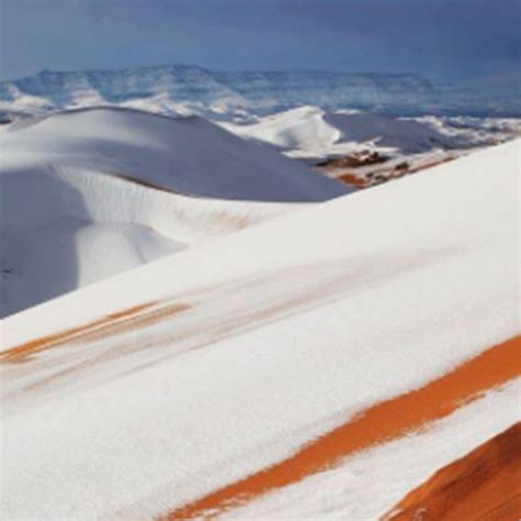 Sahara Desert Snow Snowfall In The Sahara Desert – GKToday