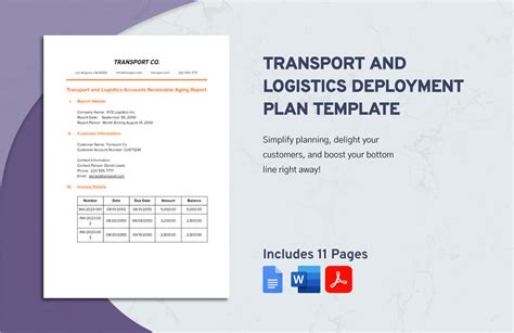 Image result for Logistics Plan Example