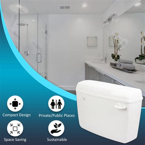 Parryware Slimline Single Flush Cistern set of 4 pic 0086 Side Handle ...