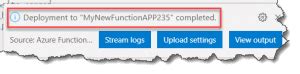 Deploy Azure Function Visual Studio Code 的图像结果