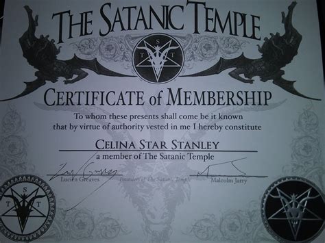 Pinterest | Funny certificates, The satanic bible, Satanic rules