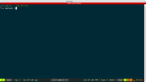 Watch out for Meteor...! – Raj Anand