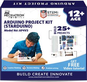 Mechatron Robotics 25+ Arduino Starter Project Kit (AP4V3) for Age 10 ...