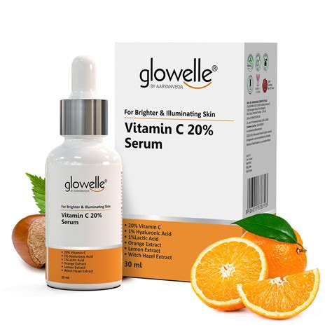 Glowelle - Vitamin C 20% Serum - 30ml – Aaryanveda
