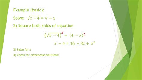 Image result for Examples of Radical Equation Problems