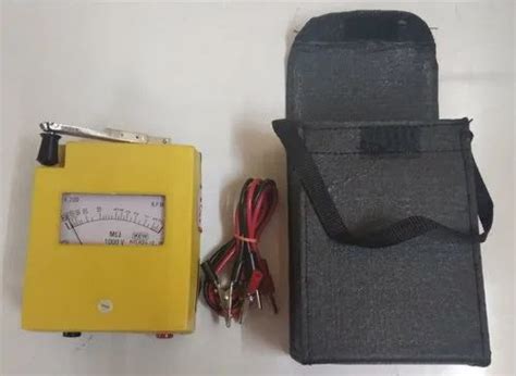 ABS Body Hand Generator Operated Megger Manufacturer from New Delhi