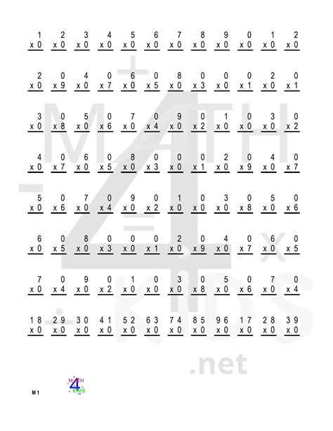 Image result for Math Multiplication Worksheets