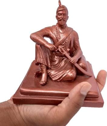 Vrusham Creations Chatrapati Sambhaji Maharaj statue 4.5 inch ...