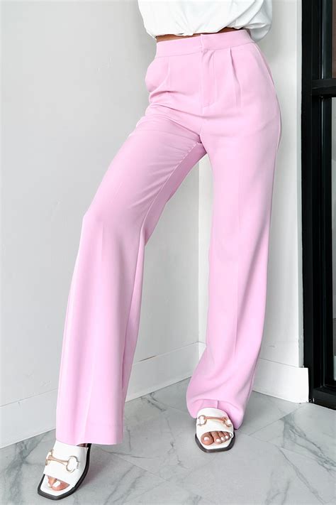 Pressure's On Straight Leg Dress Pants (Pink) · NanaMacs