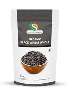 SAPPHIRE FOODS Organic Black Wheat Whole Grain | Chemical Free | Gluten ...