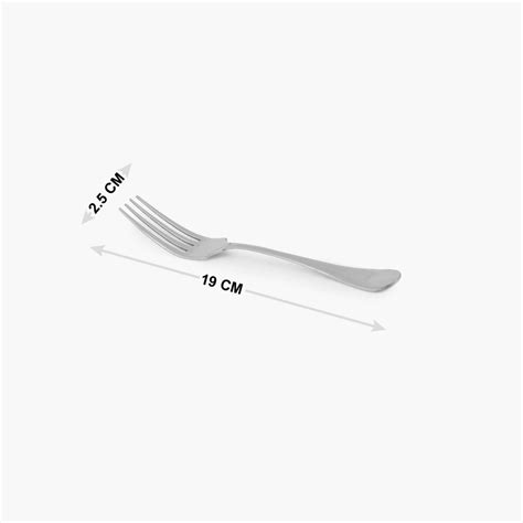 Buy Glister Set of 6 Stainless Steel Dinner Forks from Home Centre at ...