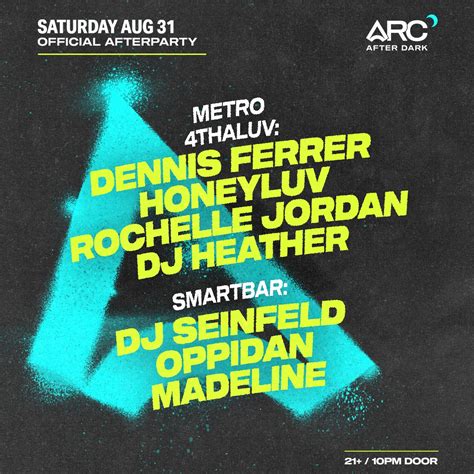 ARC After Dark at Metro / Smart Bar 2024