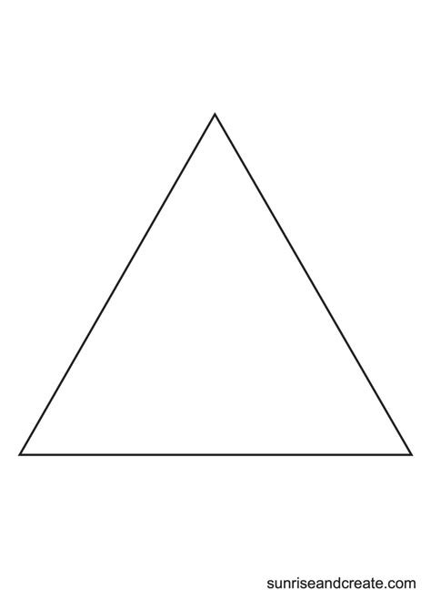 Image result for Large Triangle Template