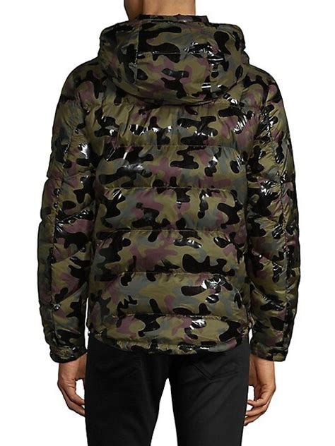 Camouflage Down-Filled Puffer Jacket