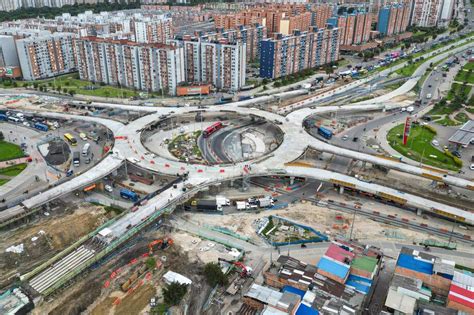 Glorieta elevada de la av. Ciudad de Cali va en más del 72%, ¿cuándo ...