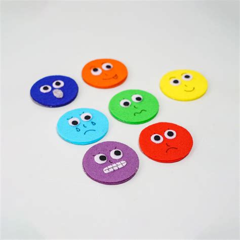 Buy Rainbow Color Emotion Finger Puppets I Set of 7 Online On Zwende