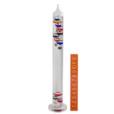 SP Bel-Art, H-B DURAC Galileo Thermometer; 16 to 36C (60 to 100F), 11 ...