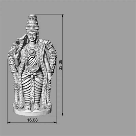 Buy Meenakshi Devi 3D Model STL File Online