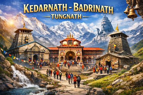 Do Dham Yatra with Tungnath Ji | Kedarnath Badrinath Package CallATour