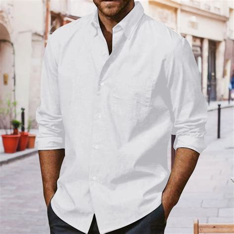 White Beach Shirts For Men