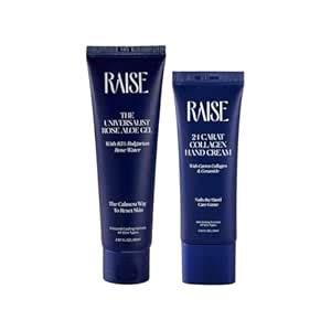 Buy Raise Aloe Vera Gel & Carrot Collagen Hand Cream Combo ...