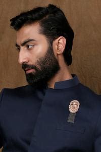 Buy Gold Lion King Chain Tassel Brooch For Men by Cosa Nostraa Online ...