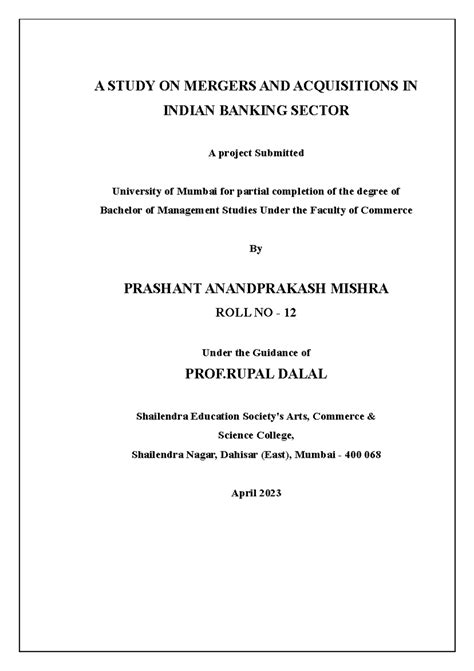 Black BOOK ON BANKING AND INSURANCE - A STUDY ON MERGERS AND ...