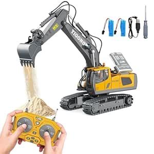 Remote Control Excavator Toys for Boys 3-5 Year Old, 680-degree Turns ...
