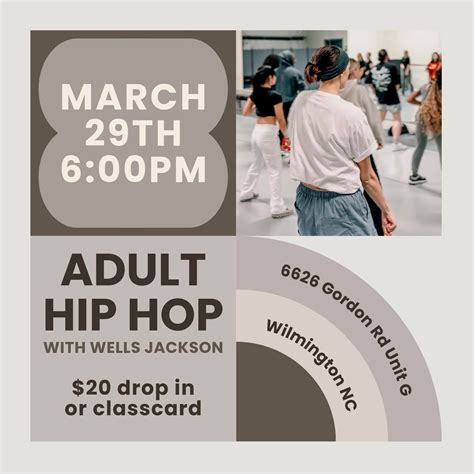 Adult HipHop, Unit G 6626 Gordon Rd, Wilmington, NC, 29 March 2025 ...