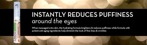 Monk Forest Under Eye Cream: 15ml Roll-On for Dark Circles, Puffiness ...