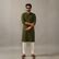 Handmade Battle Green Chikankaari Embroidered Kurta Pajama Set – Rajanyas